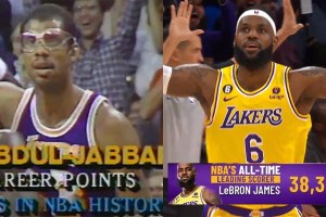 LeBron James and Kareem Abdul-Jabbar’s record-breaking buckets – 39 Years Later