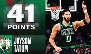 Boston, i 41 di Tatum contro Charlotte