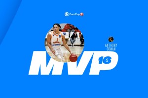EuroCup Round 16 MVP: Anthony Cowan, Promitheas Patras
