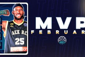 Akil Mitchell of AEK named MVP of the Month for February