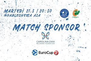 Carolina Zani Melanoma Foundation, match sponsor di Brescia-Cedevita