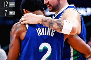82 punti per la coppia Doncic-Irving, Dallas batte Philadelphia