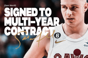 Cavs Sign Sam Merrill to Multi-Year Deal