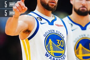 Steph Curry guida i Warriors al successo sui Rockets