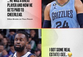 Dillon Brooks prende in giro Theo Pinson e la panchina Mavs, 18° fallo tecnico e stop di una partita