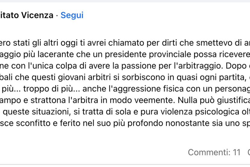 Arbitra Aggressione Under 15