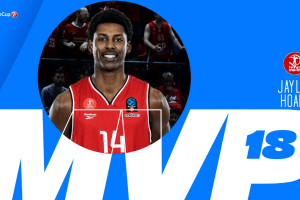 7DAYS EuroCup Regular Season – Round 18 MVP: Jaylen Hoard, Hapoel Vegan Friendly Tel Aviv