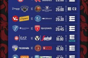 Serie A UnipolSai 2022/23, il programma della 22ª giornata