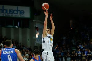 Trento, seconda prova consecutiva in Serie A da 20 o più punti per Matteo Spagnolo