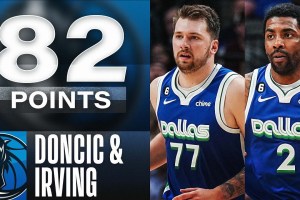Dallas finalmente sorride, la notte degli 82 punti della coppia Doncic-Irving