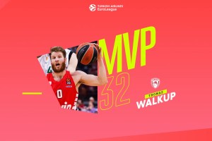 Euroleague Round 32 MVP: Thomas Walkup, Olympiacos Piraeus