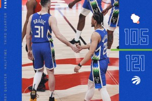 Toronto chiude con una vittoria: Milwaukee ko