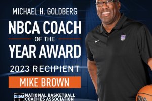 Mike Brown Named the 2023 Recipient of the Michael H. Goldberg NBCA Coach of the Year Award