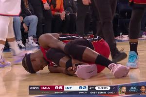 Miami Heat, distorsione alla caviglia per Jimmy Butler