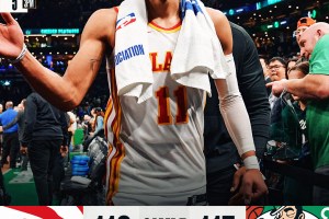 Trae Young da casa sua. Gli Hawks passano a Boston e allungano la serie