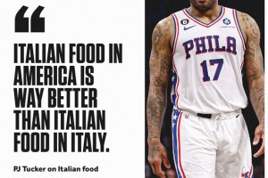 PJ Tucker: Il cibo italiano in America è molto meglio che in Italia