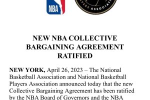 New NBA Collective Bargaining Agreement ratified