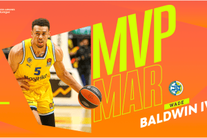 Turkish Airlines EuroLeague MVP for March: Wade Baldwin IV, Maccabi Playtika Tel Aviv