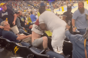 At Grizzlies-Lakers Game 2, a fight in FedExForum crowd went viral