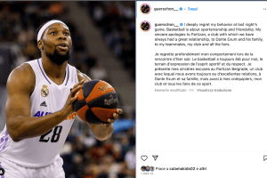 “Sono profondamente rammaricato”. Il post di scuse di Guerschon Yabusele