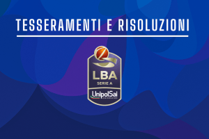 LBA, Round 29: tesserati Basile e Jones