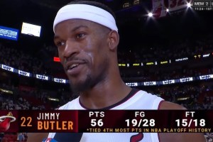 Jimmy Butler, ogni singolo punto della sua clamorosa notte