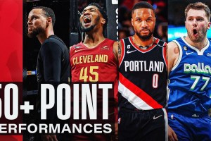 Tutte le prestazioni da 50+ punti della stagione NBA