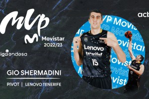 Gio Shermadini nominato MVP Movistar della Liga Endesa 2022-23
