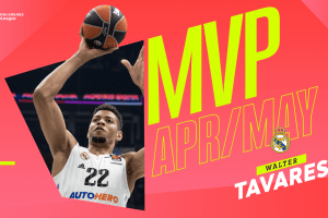 Turkish Airlines EuroLeague MVP for April/May: Walter Tavares, Real Madrid