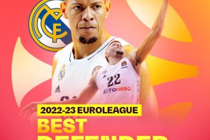 Walter Tavares is the 2022-23 EuroLeague Best Defender