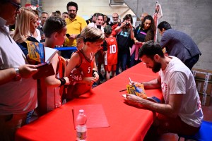 In 2.000 per l’Olimpia Milano Final Challenge durante la gara con Sassari