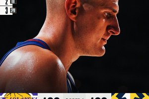 Jokic si presenta con una tripla doppia. I Nuggets battono i Lakers in gara-1