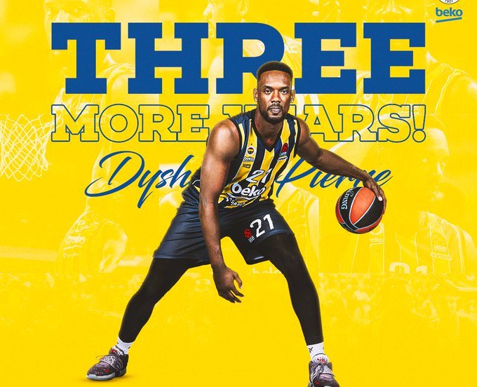 Fenerbahçe re-signs Dyshawn Pierre