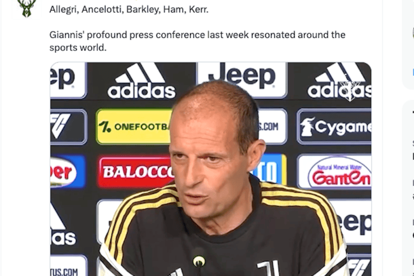 Antetokounmpo fallimento Allegri