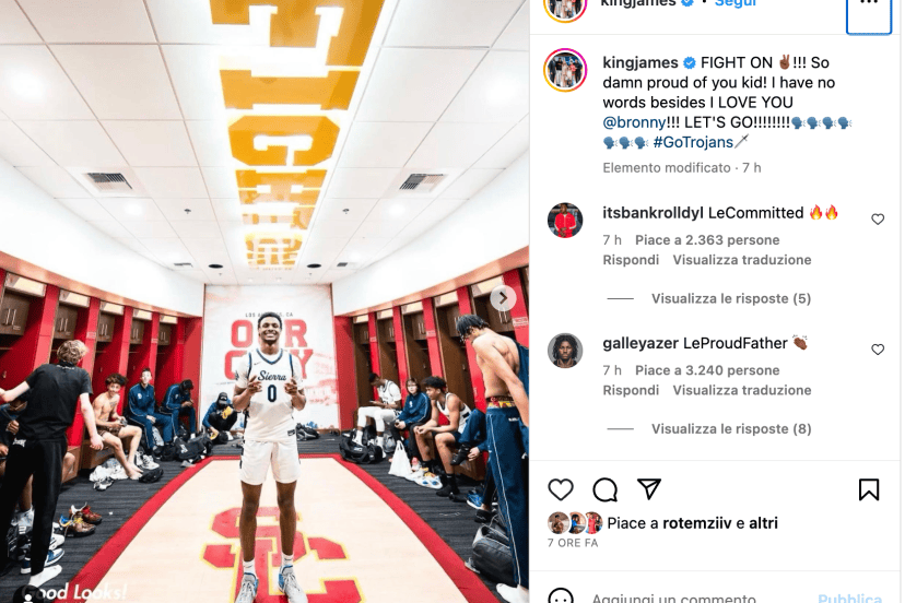 Bronny James USC