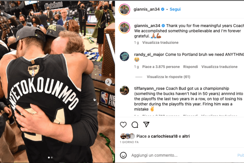 Antetokounmpo Budenholzer