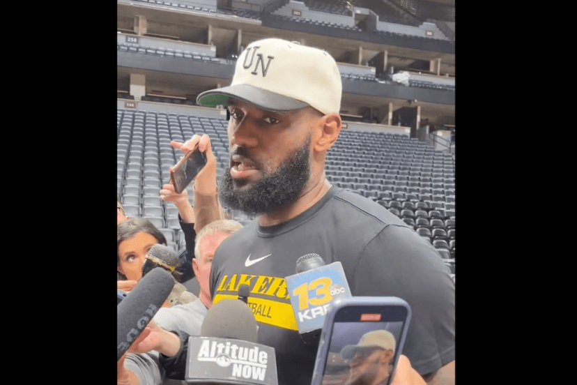 LeBron James Nuggets