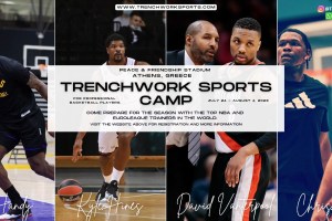 Trenchwork Sports Camp: July 24 – August 4. Athens, Greece Peace & Friendship Stadium