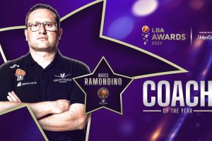 Marco Ramondino vince il premio di Coach of the Year della Serie A UnipolSai 2022/23