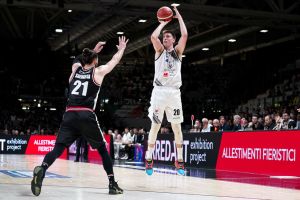 Bertram Yachts Tortona, Severini pareggia il suo “career high” in Serie A in gara 1 a Bologna