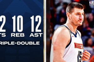 Denver Nuggets, l’ennesima tripla doppia di Nikola Jokic