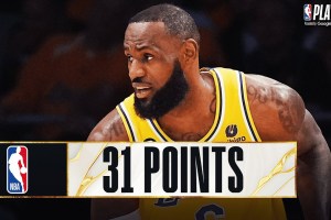 LeBron James, primo tempo da record nei playoff