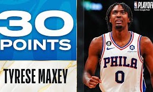 Philadelphia 76ers, la notte di Tyrese Maxey