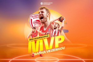 2022-23 Turkish Airlines EuroLeague MVP: Sasha Vezenkov, Olympiacos