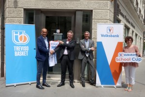 Volksbank e Treviso Basket ancora insieme. Rinnovo triennale dell’accordo di sponsorizzazione