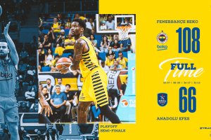 Semifinale BSL, il Fenerbahce distrugge l’Anadolu Efes in gara 1