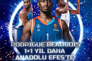 Anadolu Efes officially re-signs Rodrigue Beaubois