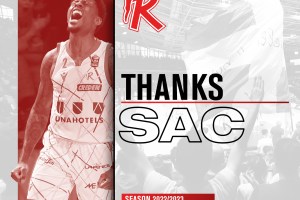 Pallacanestro Reggiana, esercitata opzione d’uscita con Sacar Anim