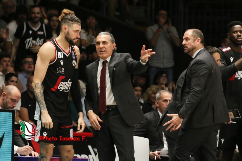EA7 Emporio Armani Milano - Segafredo Zanetti Bologna Sergio Scariolo