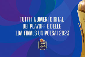 Tutti i numeri digital dei playoff e delle LBA Finals UnipolSai 2023